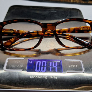 클래식 브라운 호피 일본 빈티지 안경테 레트로