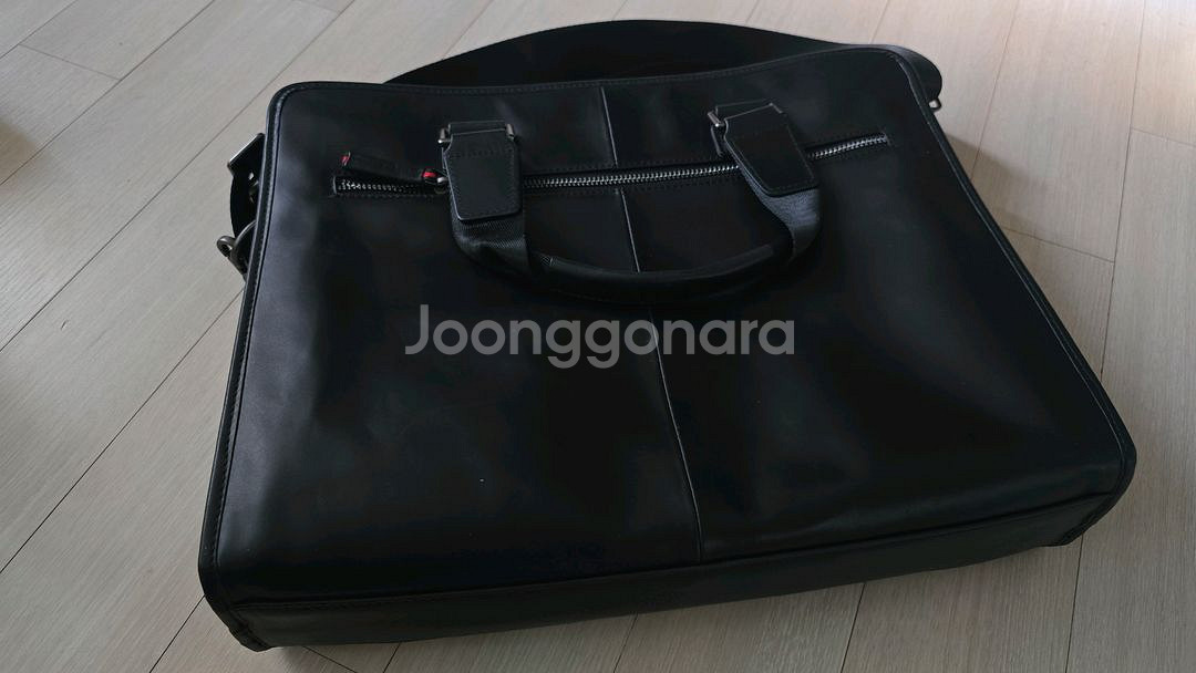 탄틴 천연 소가죽 서류가방 블랙 (일주일 사용)--3