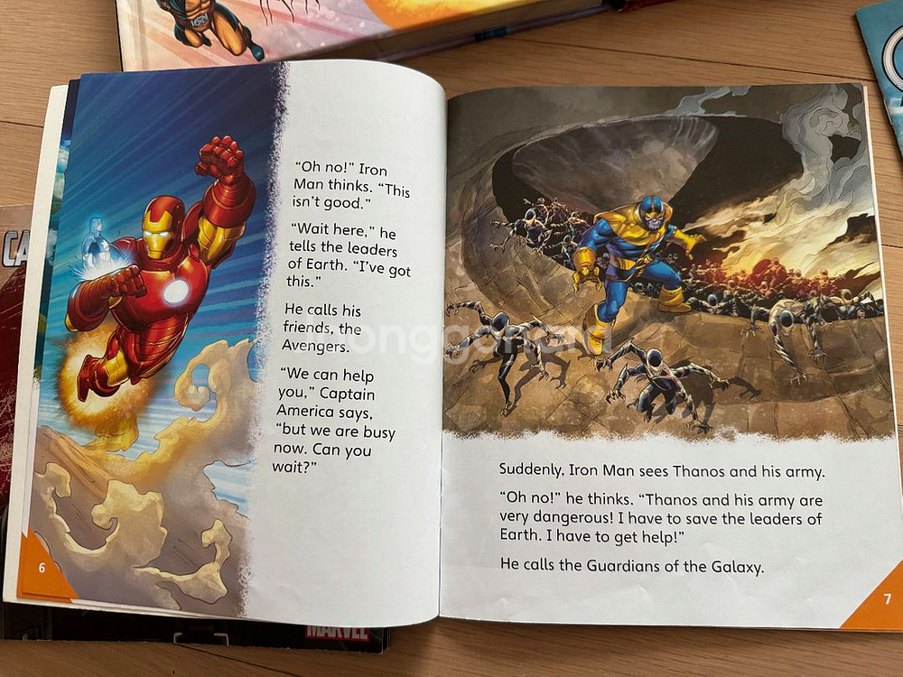 마블 영어 원서 marvel storybook coll--4