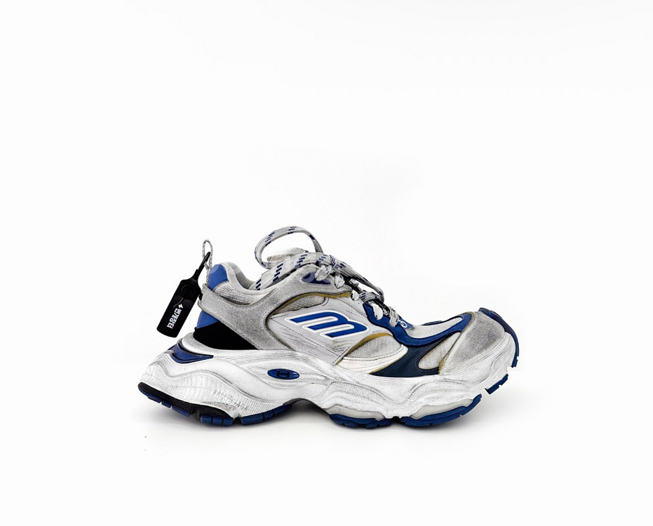 41] BB 발렌시아가 남성 카고 스니커즈 그레이 블루--1