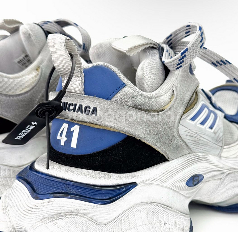 41] BB 발렌시아가 남성 카고 스니커즈 그레이 블루--8