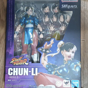 반다이 SHF 스트리트파이터 춘리 아웃핏2 액션피규어