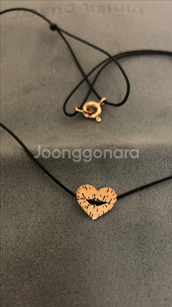 14k 디디에두보 목걸이--0