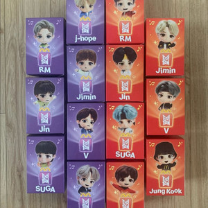 BTS 맥도날드 타이니탄 14종 풀세트