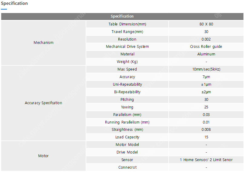 RMS 모터스테이지 RM-AX83 팝니다 이미지