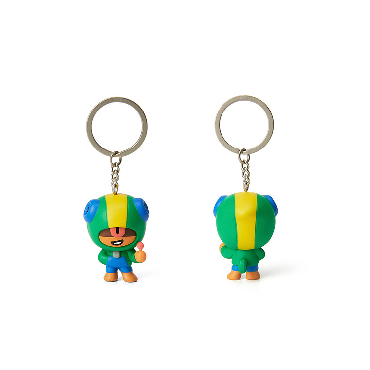 미개봉 브롤스타즈 레온 후드 백팩+토트백+키링 풀세트--8