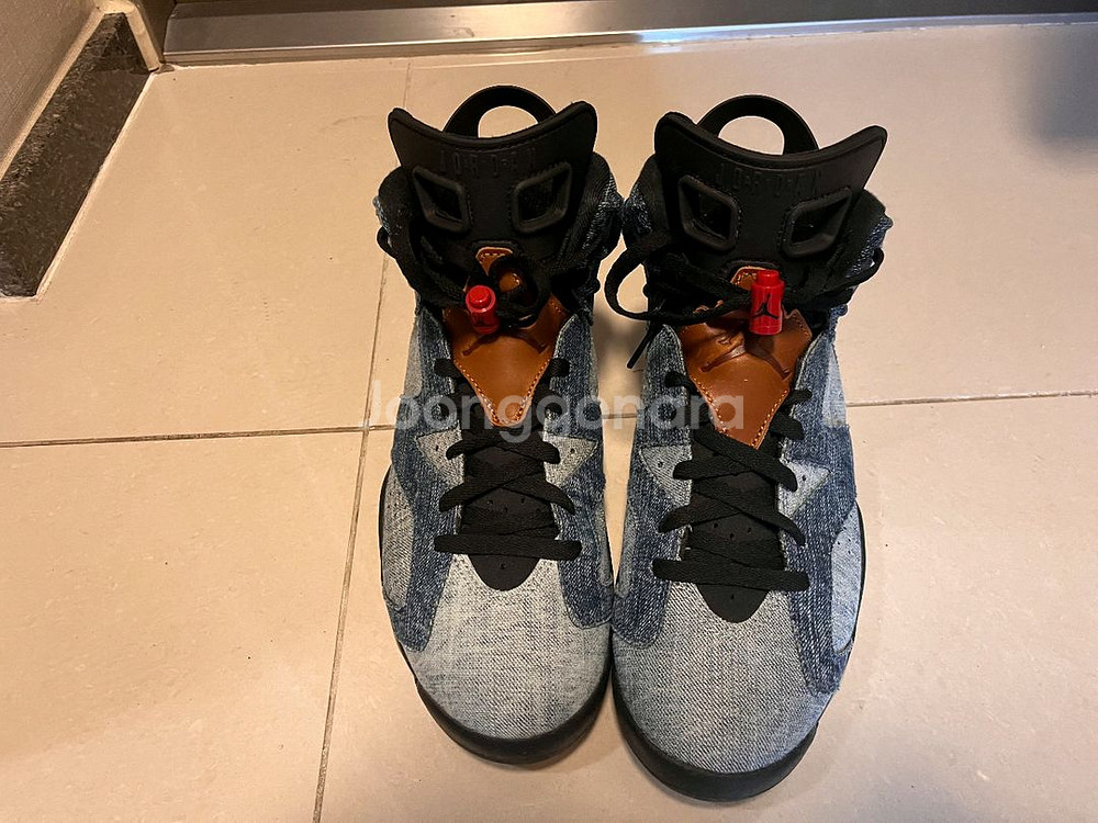 나이키 조던 6 레트로 워시드 데님--0