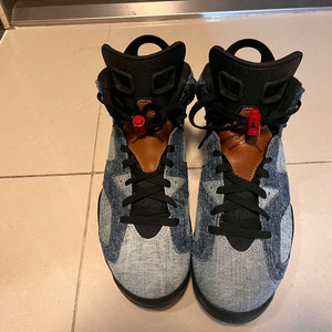 나이키 조던 6 레트로 워시드 데님