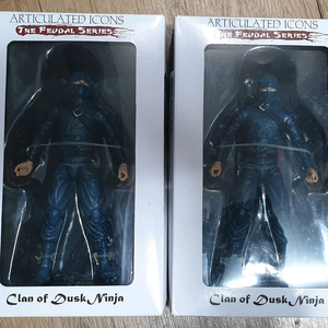 아이콘스 클랜 오브 더스크 블루 닌자 액션피규어 2종
