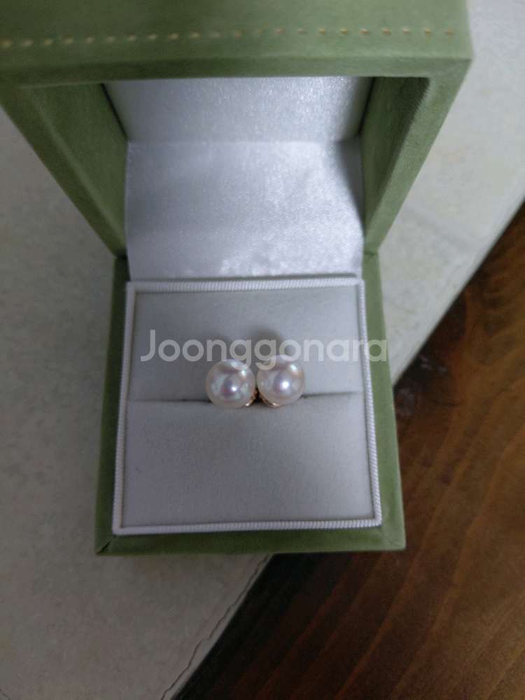아코야 진주 귀걸이 14K 9~9.5mm 오늘만 이가격--0