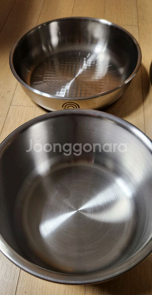 레보 바닥3중 스텐 코펠 세트--3