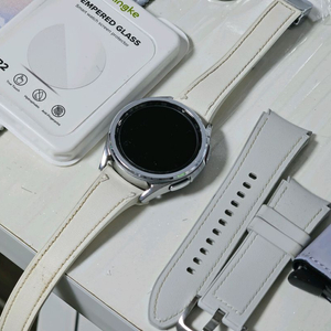 갤럭시워치6 클래식 43mm 실버, D버클스트랩 포함