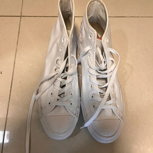 컨버스 척테일러 올스타 레더 하이 화이트