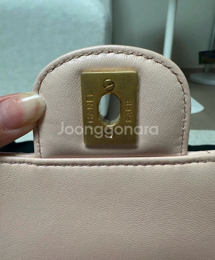 샤넬 시즌백 베이비핑크 탑핸들 백 24년 시즌 백--8
