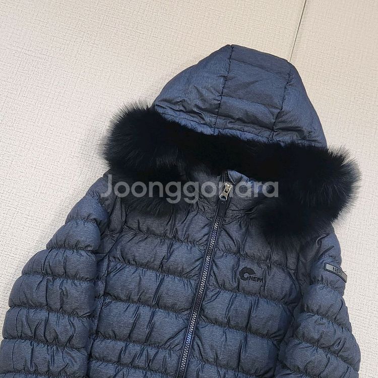 네파키즈 구스다운 여아패딩 150 네이비--0