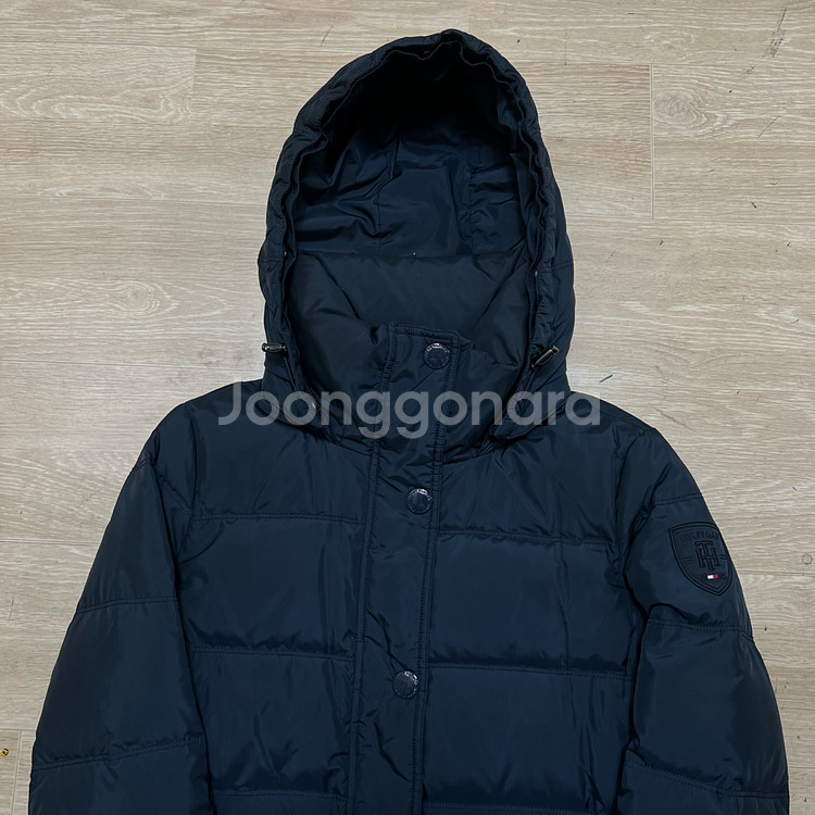 타미힐피거 여성 프리미엄 덕다운 후드 롱패딩 S/90--1