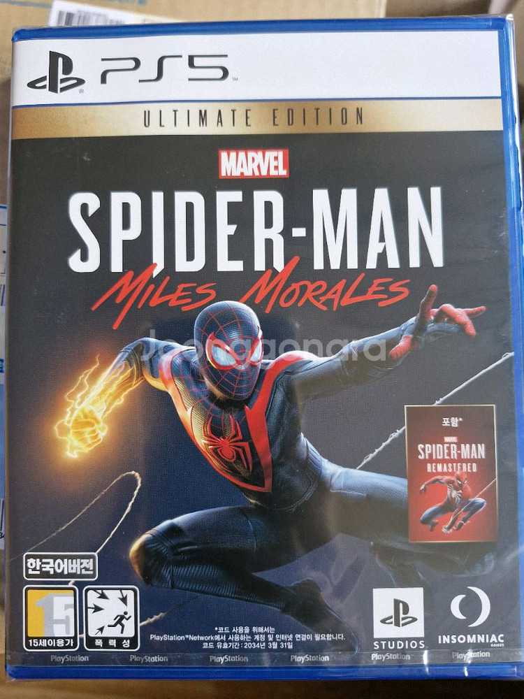 PS5 스파이더맨 얼티밋 미개봉--0