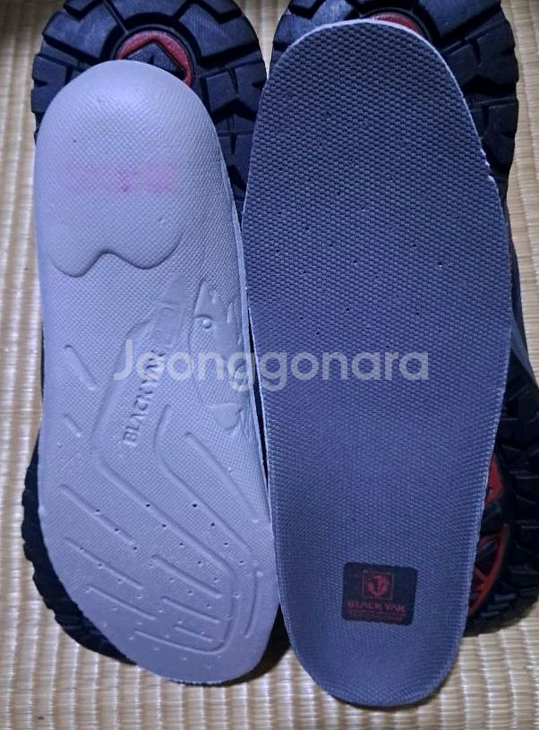블랙야크 벨크로안전화 생활방수 265(270) 택비포함--8