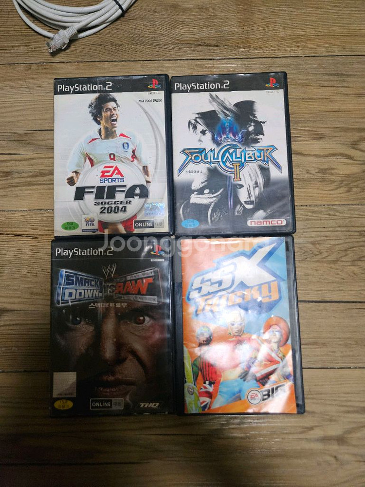 플스2(SCPH-70005)&게임CD 10개--5