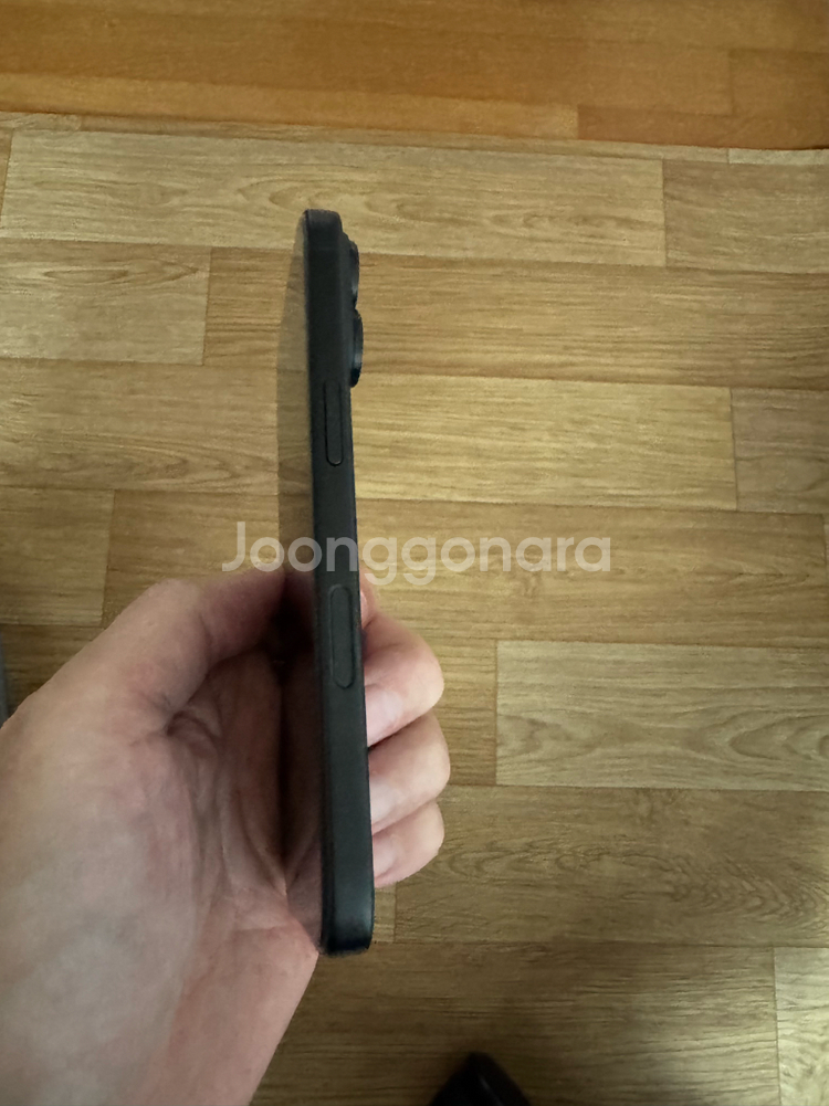 아이폰16 블랙 128g 자급제 100% 무음--6