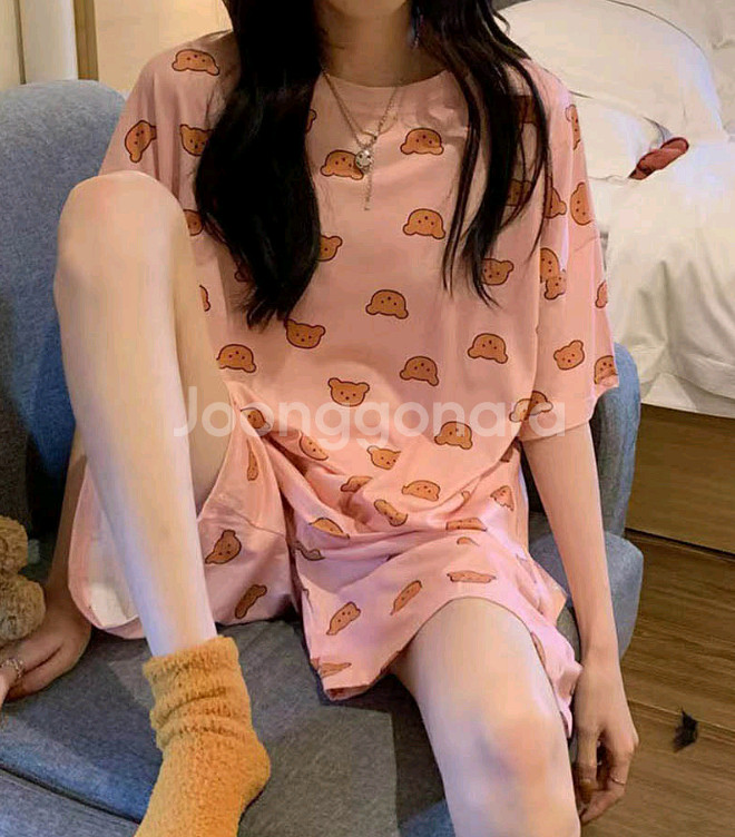 여성 실내복 상하의 세트 free 사이즈--4