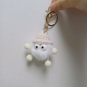 먼지 키링 털뭉치 모자쓴 키링