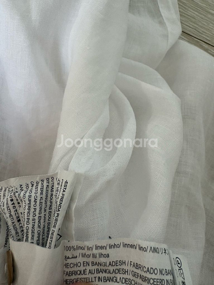 자라 린넨 셔츠 M사이즈 팝니다--4