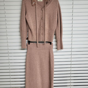 한섬 마인 니트 셋업