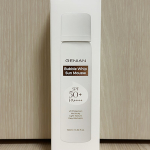 새상품) 지니안 버블휩 선무스