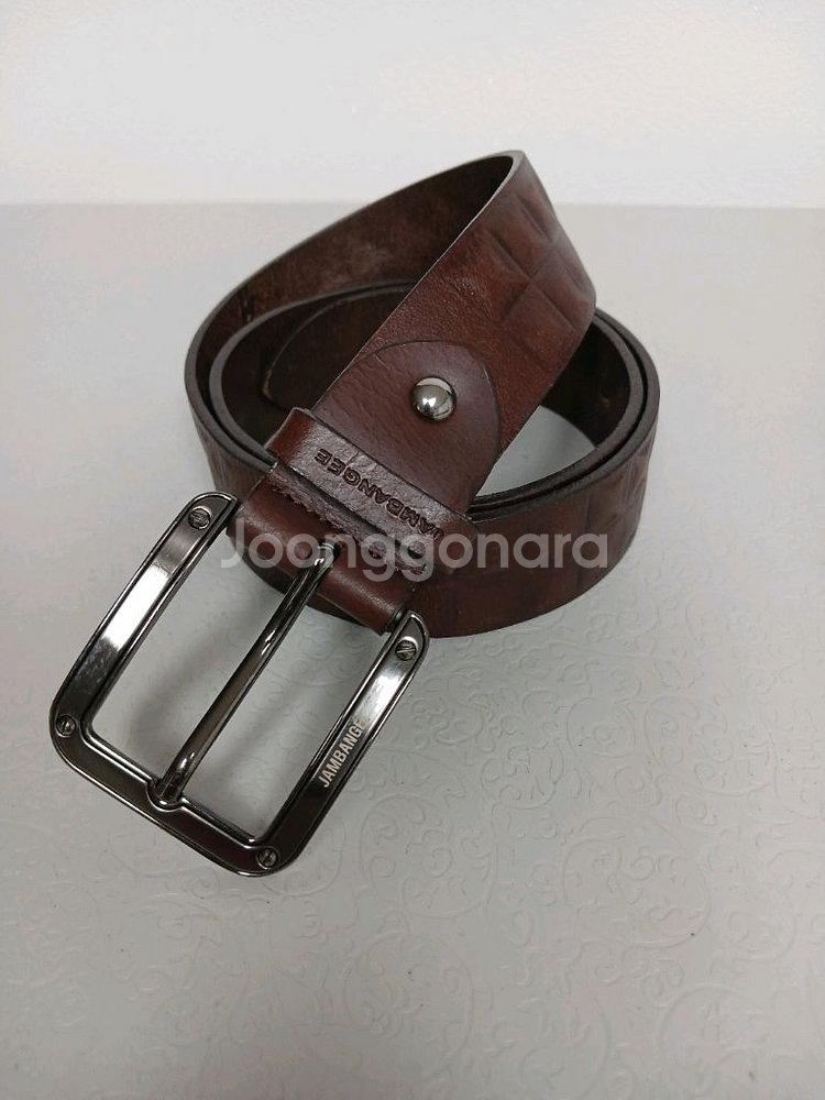 JAMBANGEE 통가죽벨트--1