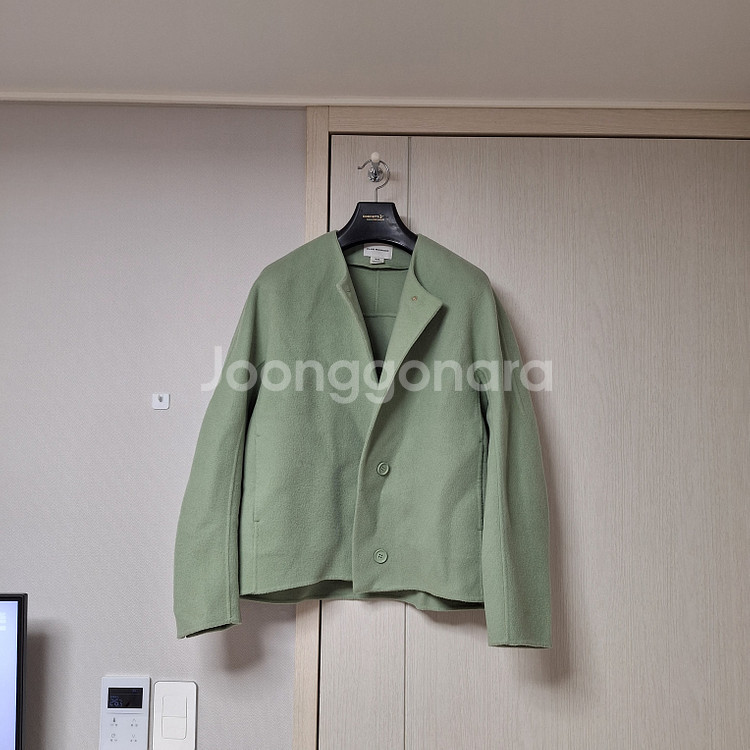 한섬 클럽모나코 울 캐시미어 핸드메이드 코트--0