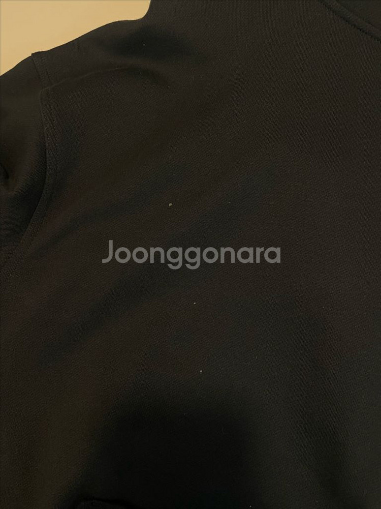 우영미 그래픽 백로고 후드티--6