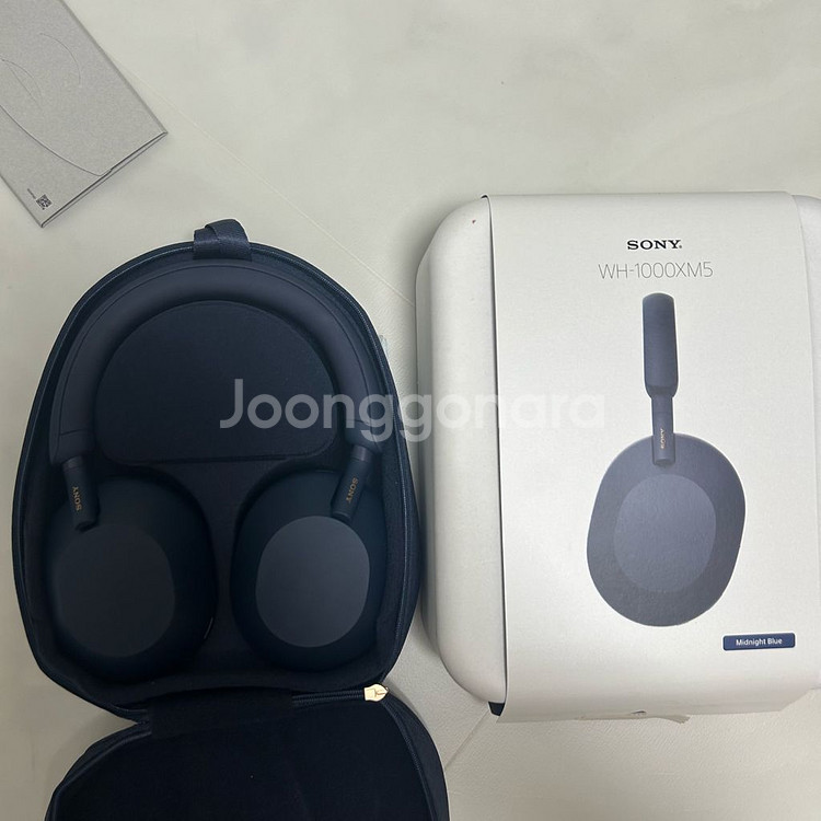 (풀박스)소니 헤드셋 WH-1000XM5 미드나잇 블루--1