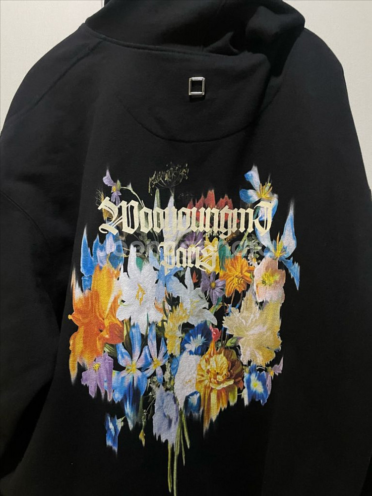 우영미 멀티 플라워 후드--3