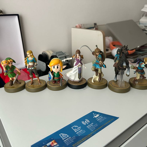 젤다의전설 아미보 7종 일괄로 판매 합니다