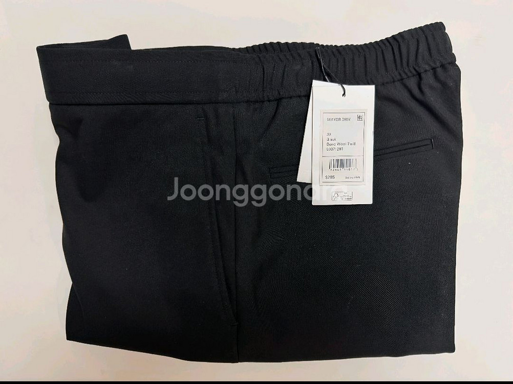 띠어리 본드 울 트윌 팬츠 32-33 블랙 정가50--1