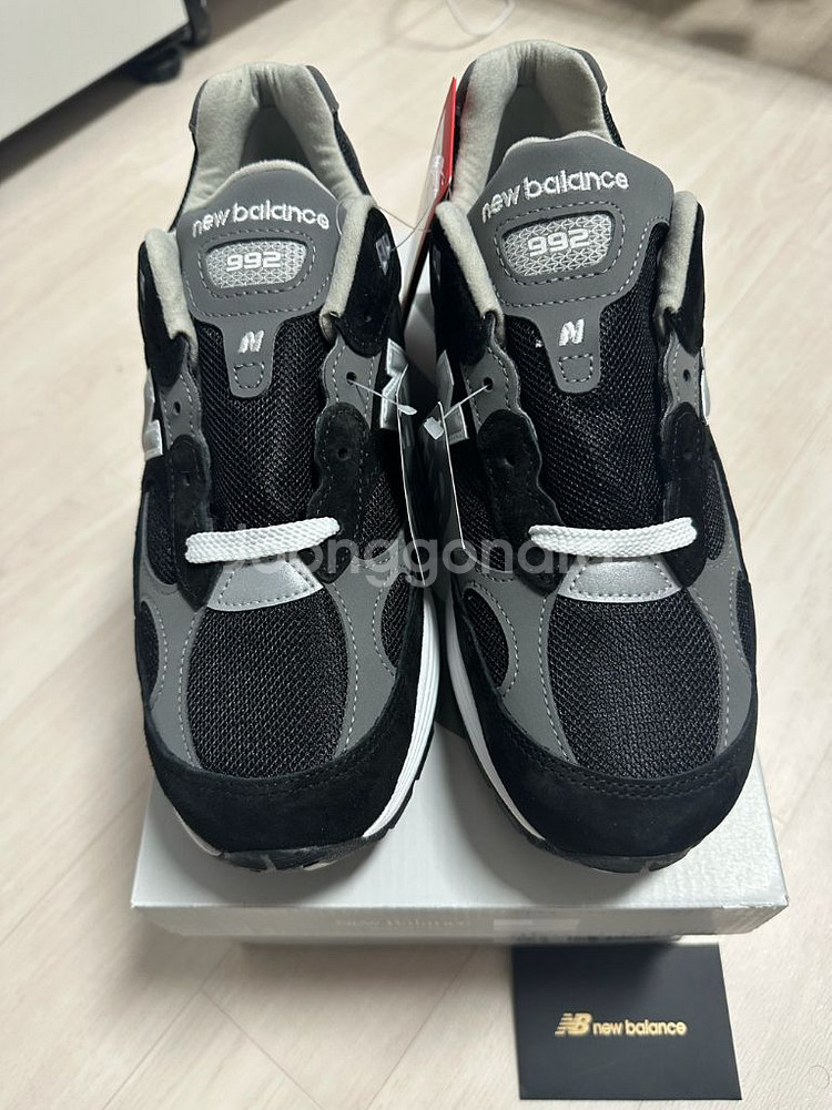 [270]뉴발란스 992 블랙 그레이 U992 정가이하--0