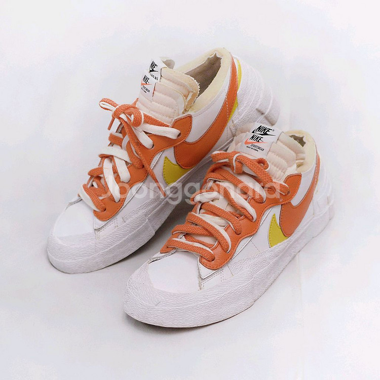 나이키x사카이 블레이저 로우 마그마 오렌지 (265)--0