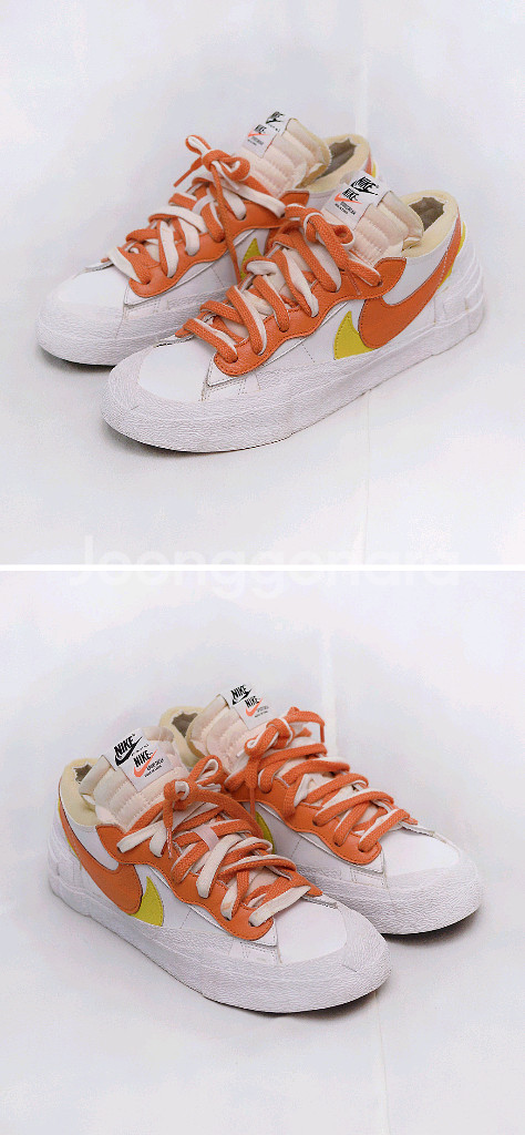 나이키x사카이 블레이저 로우 마그마 오렌지 (265)--1