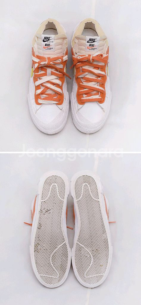 나이키x사카이 블레이저 로우 마그마 오렌지 (265)--3