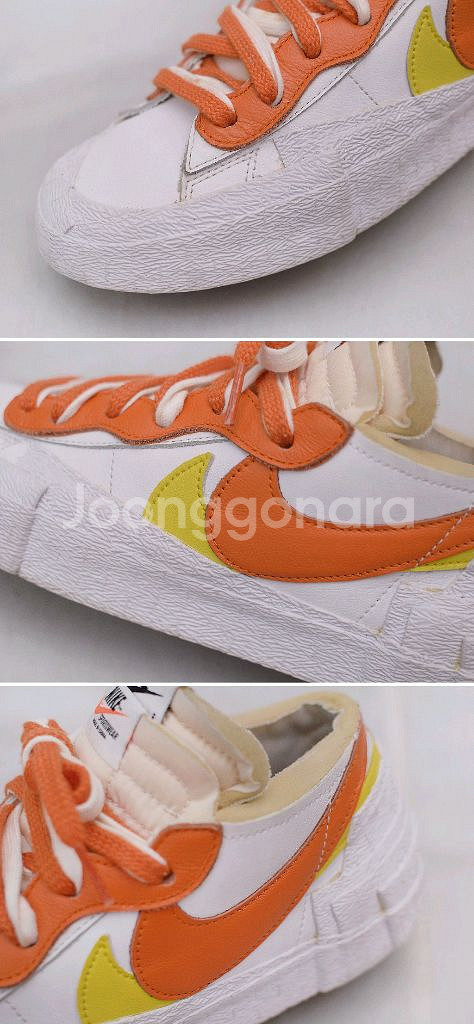 나이키x사카이 블레이저 로우 마그마 오렌지 (265)--8