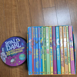 로알드달 원서16권과 cd