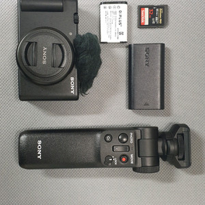 소니 ZV-1 f 카메라와 슈팅그립 세트 판매합니다