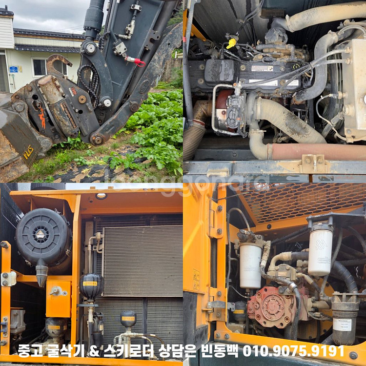 위탁판매 현대 HW155 22년식 중고타이어굴삭기--5