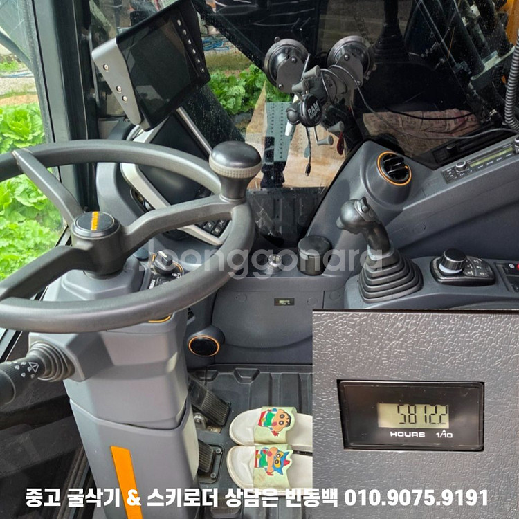 위탁판매 현대 HW155 22년식 중고타이어굴삭기--6