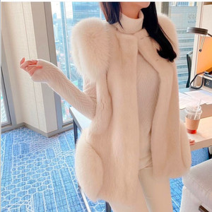 폭스 콤비 코펜하겐 밍크베스트(펄아이)