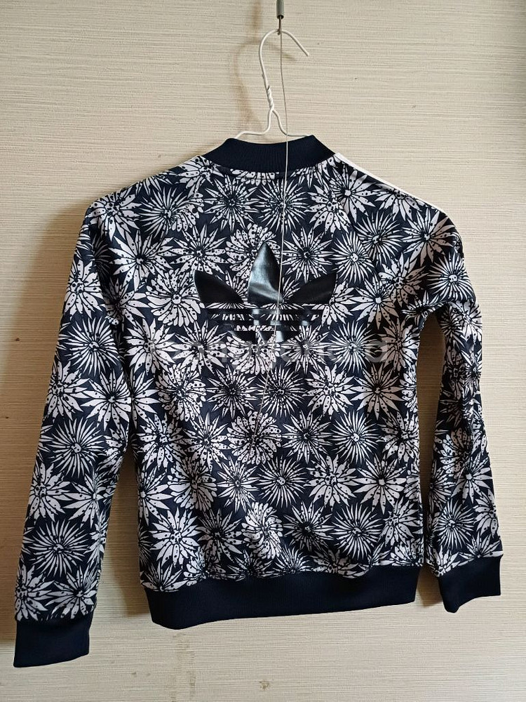 아디다스 키즈 꽃무늬 트레이닝 자켓 140--3