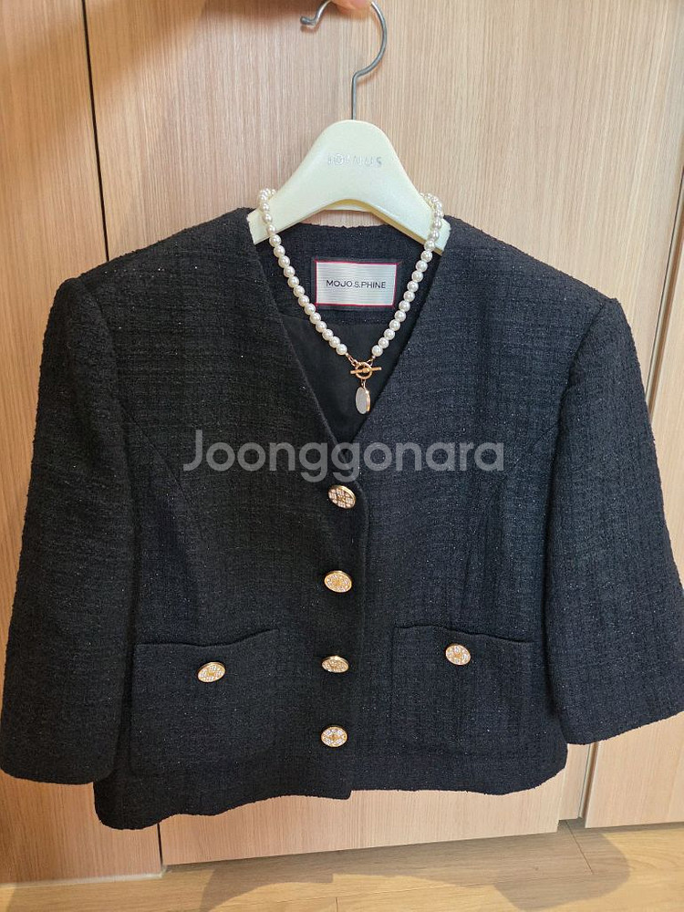 22 모조에스핀 트위드 자켓--0