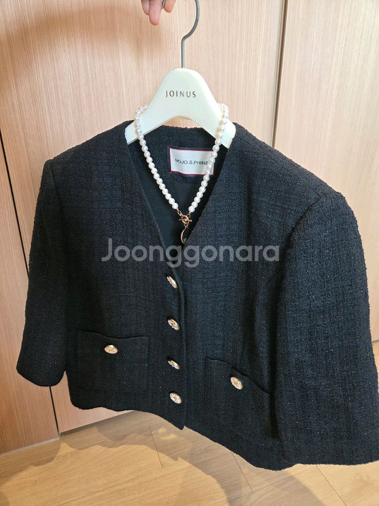 22 모조에스핀 트위드 자켓--1