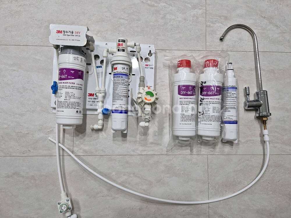 3M 언더싱크 정수기 (1년치 필터 포함) 언더씽크/DIY-66T, AP2-C405-G--1